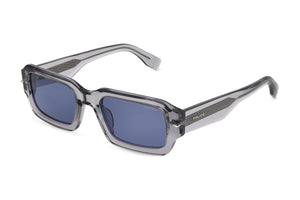 Police SPLU72V Sunglasses in Transparent Grey - 3/4 view