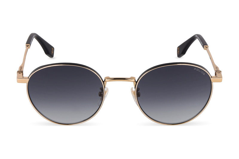 Police SPLU73M Sunglasses in Rose Gold/Matte Black - front view