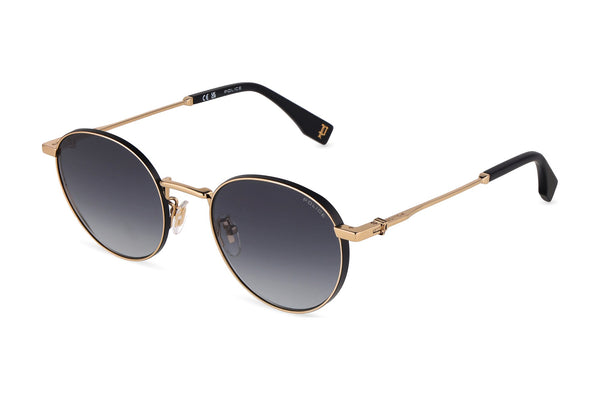 Police SPLU73M Sunglasses in Rose Gold/Matte Black - 3/4 view