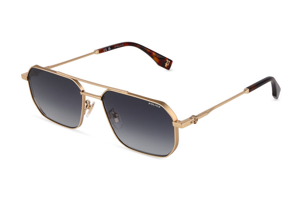 Police SPLU74M Sunglasses in Rose Gold/Matte - 3/4 view
