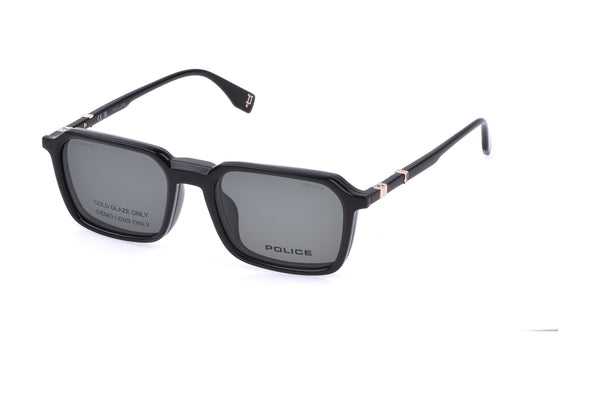 Police UPLR60M Eyeglasses in Shiny Black - 3/4 view