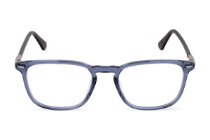 Police VPLF81M Eyeglasses in Transparent Blue - front view