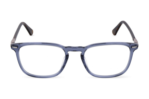 Police VPLF81M Eyeglasses in Transparent Blue - front view