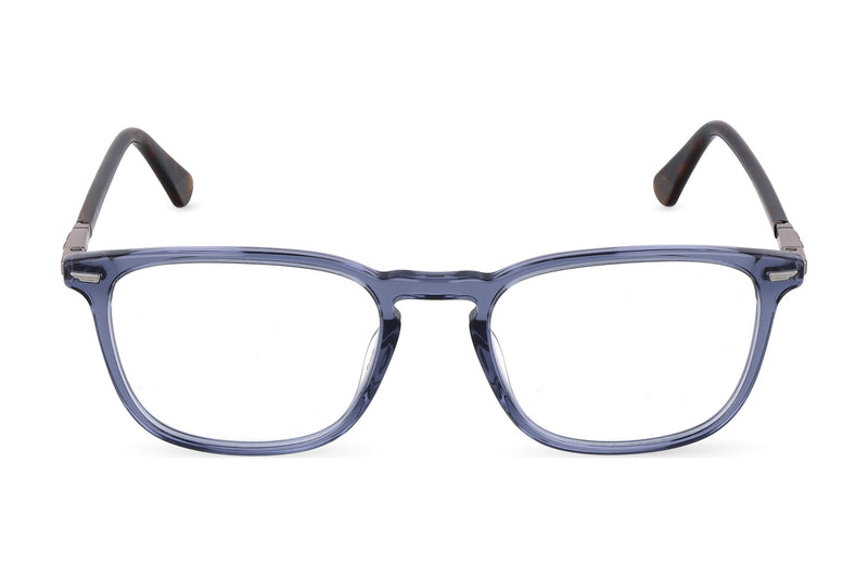 Police VPLF81M Eyeglasses in Transparent Blue - front view