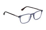 Police VPLF81M Eyeglasses in Transparent Blue - 3/4 view, other side