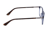 Police VPLF81M Eyeglasses in Transparent Blue - side view