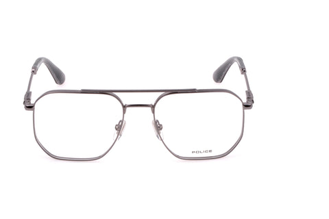 Police VPLG82M Eyeglasses in Shiny Ruthenium - front view