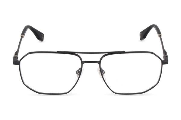 Police VPLN22V Eyeglasses in Semi-Matte Black - front view