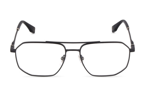 Police VPLN22V Eyeglasses in Semi-Matte Black - front view