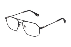 Police VPLN22V Eyeglasses in Semi-Matte Black - 3/4 view