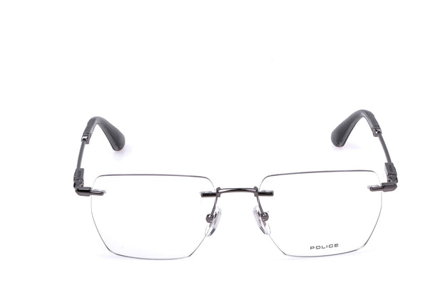 Police VPLN27M Eyeglasses in Shiny Ruthenium - front view