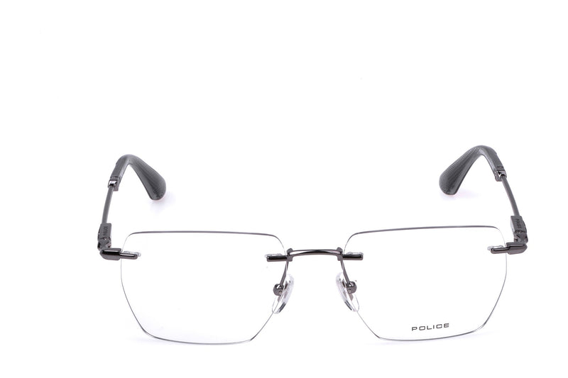 Police VPLN27M Eyeglasses in Shiny Ruthenium - front view