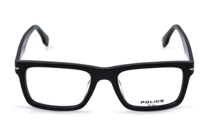 Police VPLQ64M Eyeglasses in Shiny Black - front view