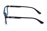 Police VPLQ66M Eyeglasses in Transparent Blue - side view