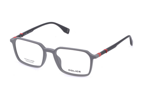 Police VPLR60M Eyeglasses in Matte Grey - 3/4 view
