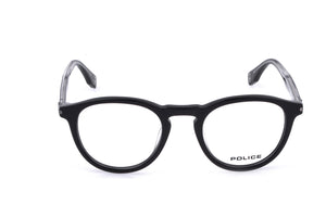 Police VPLR63M Eyeglasses in Shiny Black - front view
