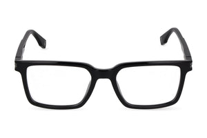 Police VPLU53M Eyeglasses in Shiny Black - front view