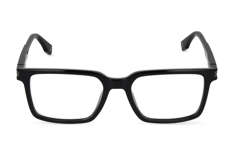 Police VPLU53M Eyeglasses in Shiny Black - front view
