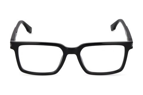 Police VPLU53M Eyeglasses in Shiny Black - front view