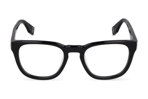 Police VPLU56M Eyeglasses in Shiny Black - front view