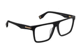 Police VPLU57M Eyeglasses in Matte Black - 3/4 view, other side