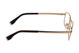 Police VPLU58M Eyeglasses in Shiny Rose Gold - side view
