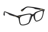 Police VPLU60M Eyeglasses in Shiny Black - 3/4 view, other side